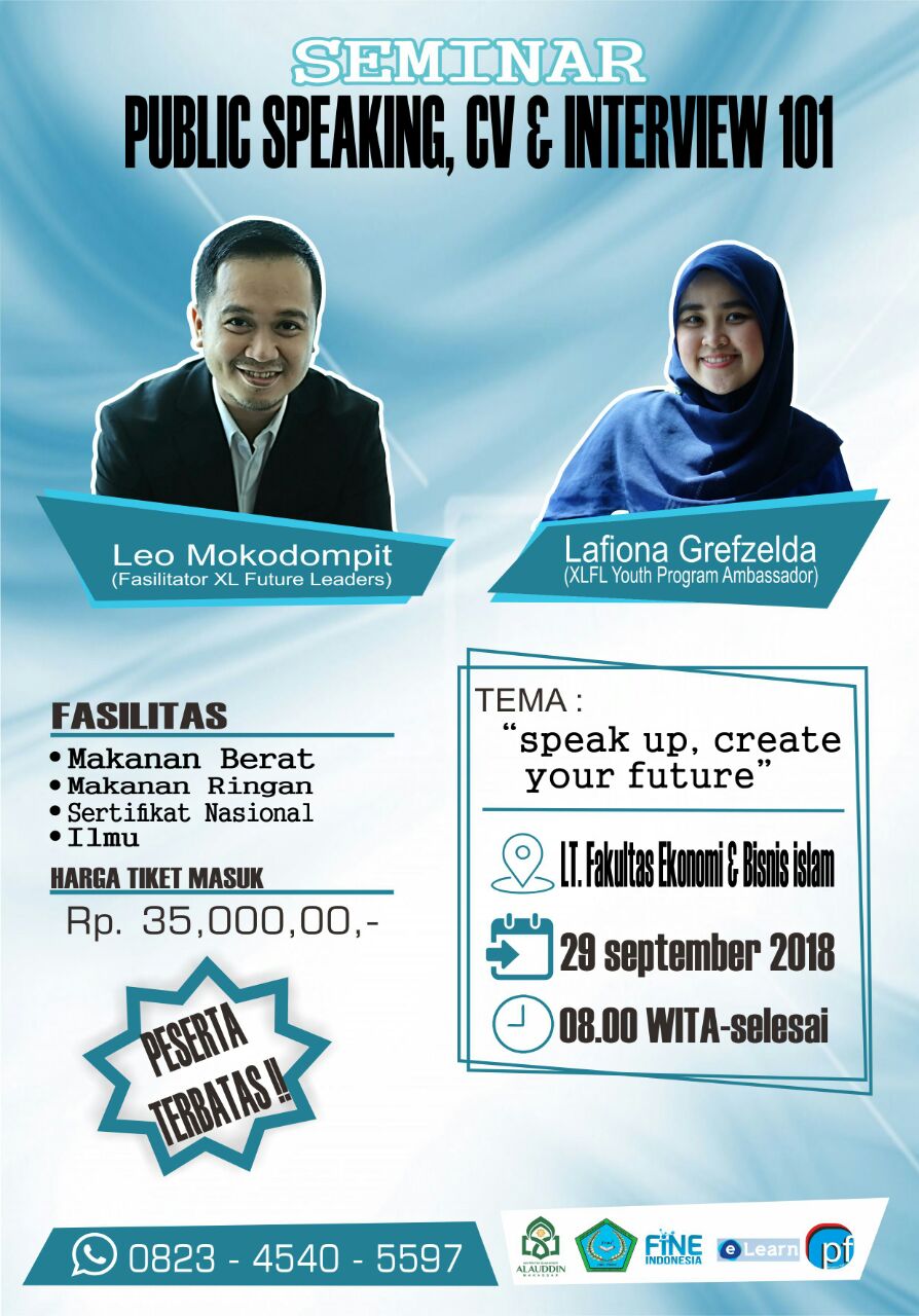 Gambar Physics Fair 2018, HMJ Fisika Akan Gelar Seminar Public Speaking dan CV Interview